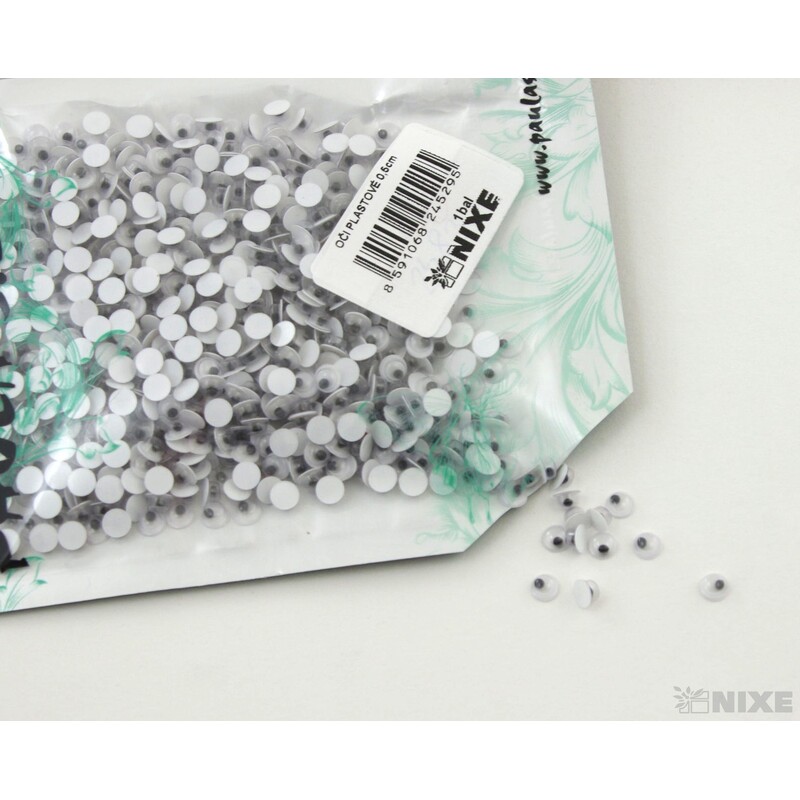 OČI PLASTOVÉ 0,5cm*