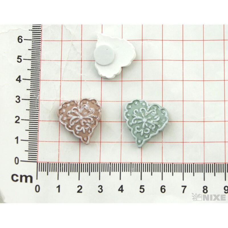 SRDCE NALEP. 2,5cm 9ks*MIX BAREV