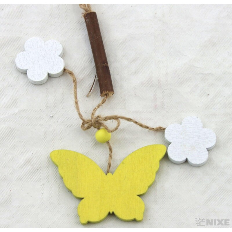 ZÁVĚS D MOTÝL 6ks 5x6cm*MIX BAREV