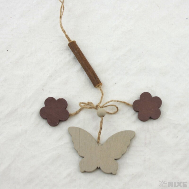 ZÁVĚS D MOTÝL 6ks 5x6cm*MIX BAREV