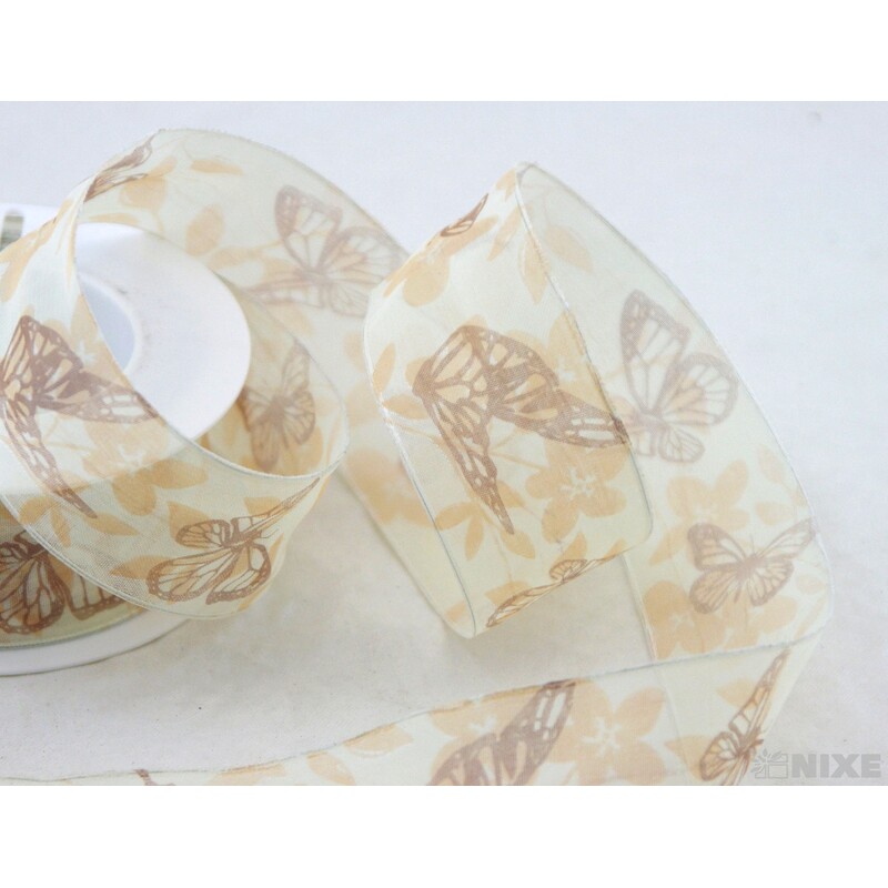 STUHA MOTÝL 40mmx20m*KRÉMOVÁ 105