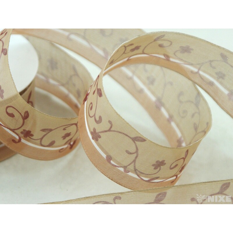 FLEUR 40mmx20m*HNĚDÁ 105