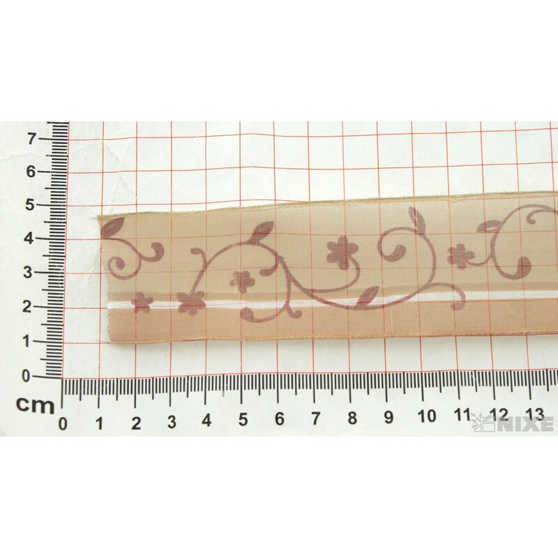 FLEUR 40mmx20m*HNĚDÁ 105