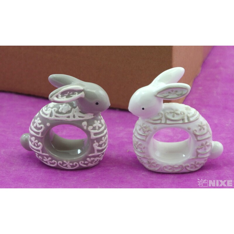 ZAJÍC KERAMIKA 9x8cm*MIX BAREV