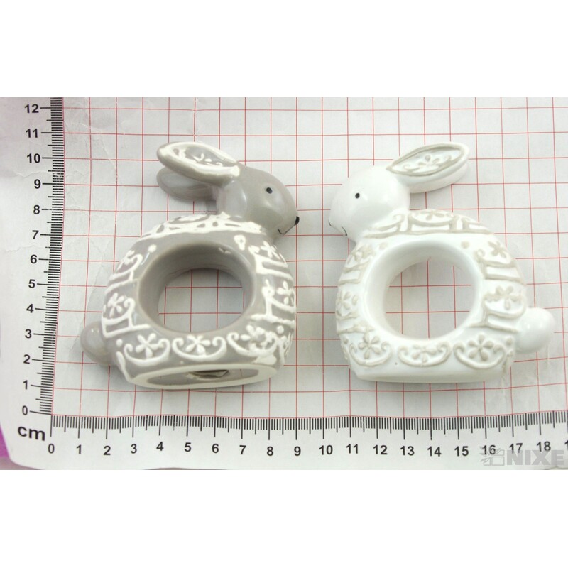 ZAJÍC KERAMIKA 9x8cm*MIX BAREV