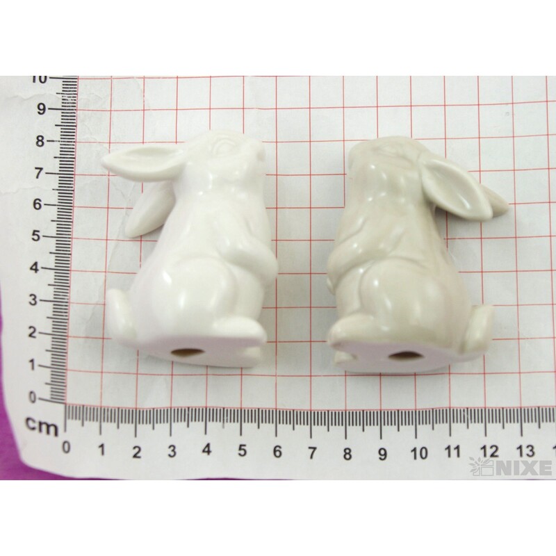 ZAJÍC KERAMIKA 6,5x4,5cm*MIX BAREV