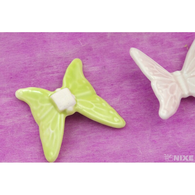 MOTÝL KERAMIKA 4x4cm*MIX BAREV