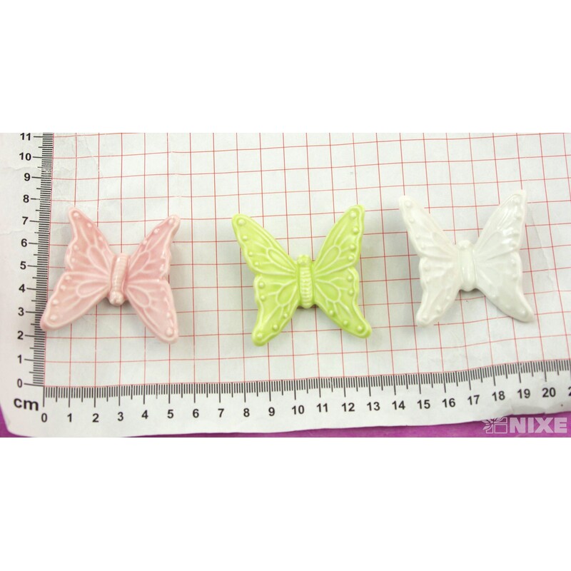 MOTÝL KERAMIKA 5,5x4,5cm*MIX BAREV