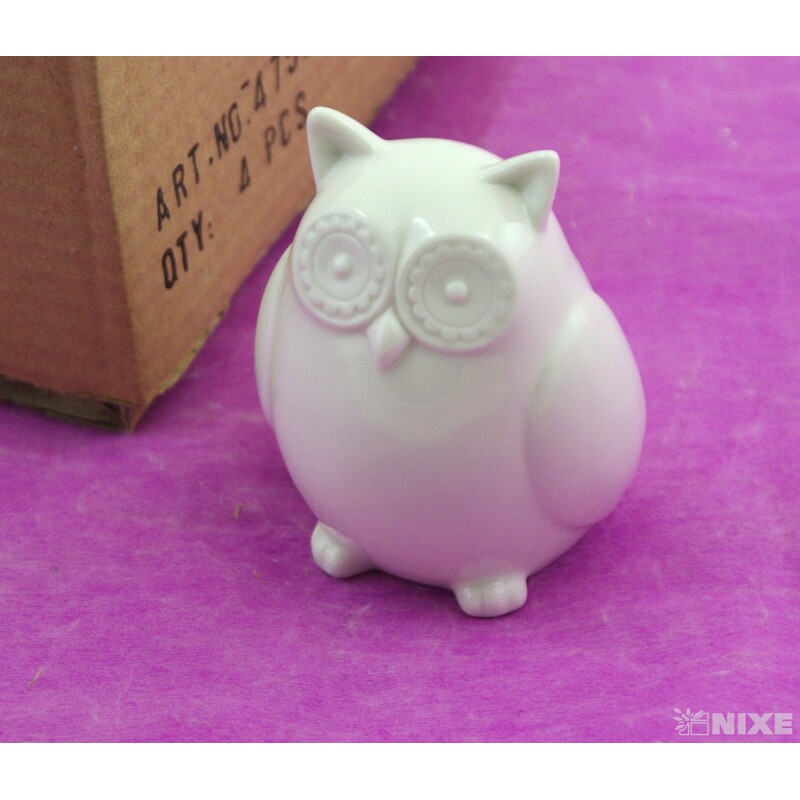 SOVA KERAMIKA 9x7,5cm*BÍLÁ