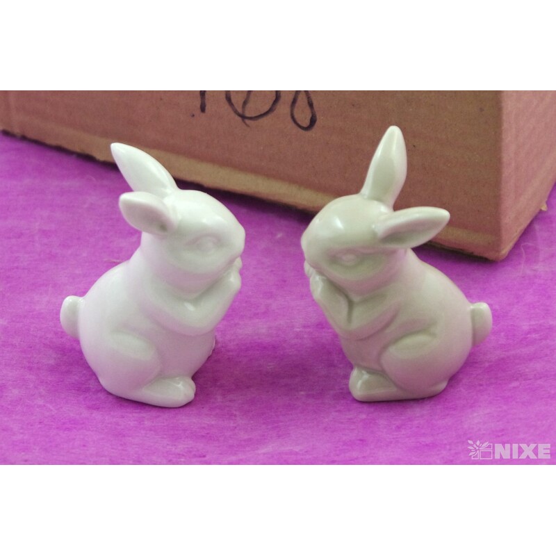 ZAJÍC KERAMIKA 6,5x4,5cm*MIX BAREV