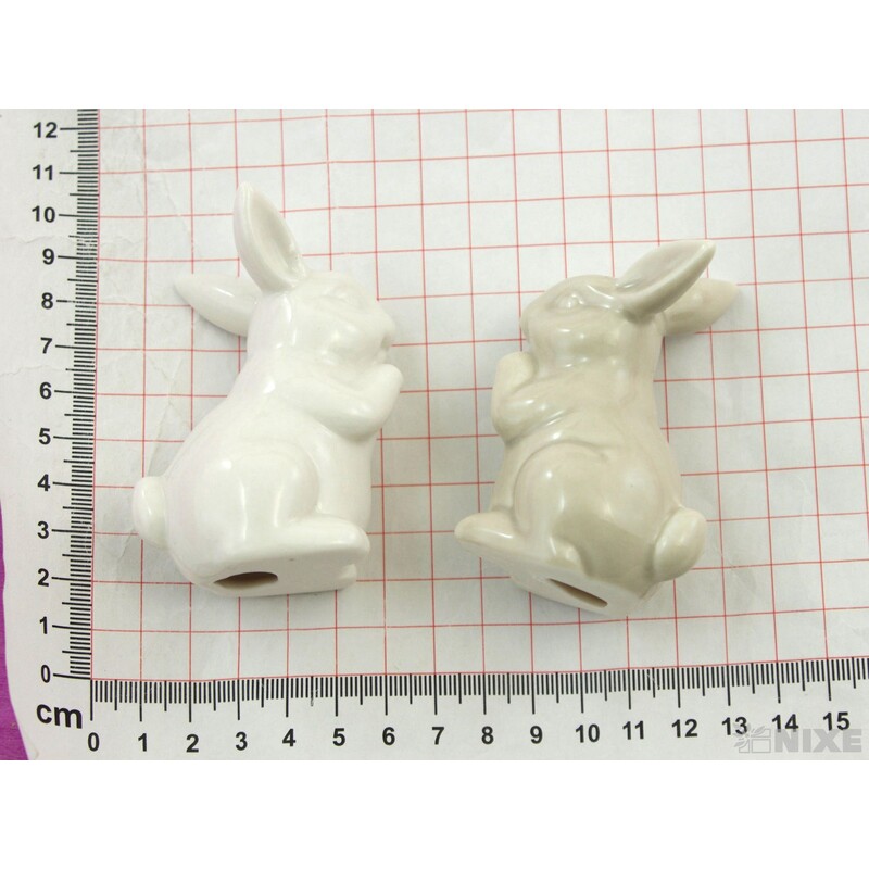 ZAJÍC KERAMIKA 6,5x4,5cm*MIX BAREV