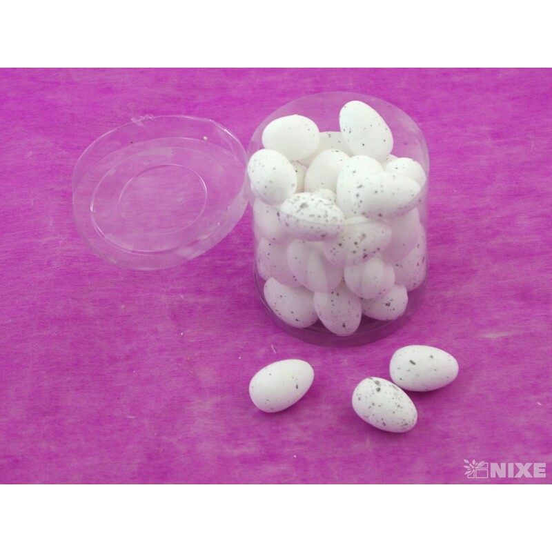 VAJÍČKA 36ks 3cm*BÍLÁ