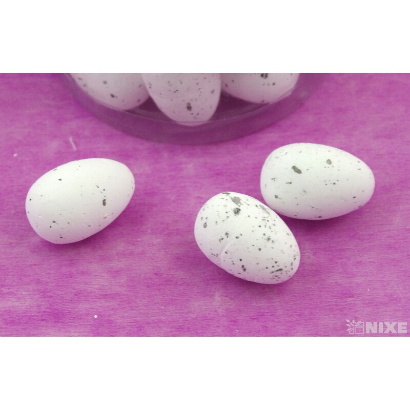 VAJÍČKA 36ks 3cm*BÍLÁ