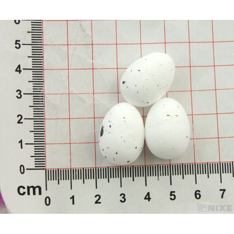 VAJÍČKA 50ks 2,5cm*BÍLÁ