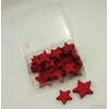 HVĚZDA PLNÁ 5-4cm 24ks*ČERVENÁ