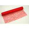 ORGANZA TISK 2231 36cmx5yd*ČERVENÁ