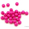 KORÁLKY 8mm MAT*RŮŽOVÁ TM.