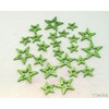 HVĚZDA 3,5-6,5cm 24ks*ZELENÁ