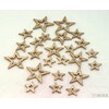 HVĚZDA 3,5-6,5cm 24ks*ZLATÁ ANT.