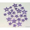 HVĚZDA 3,5-6,5cm 24ks*FIALOVÁ