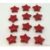 HVĚZDA PORCELÁN 7cm*ČERVENÁ