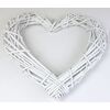 ZÁVĚS SRDCE 33cm*BÍLÁ