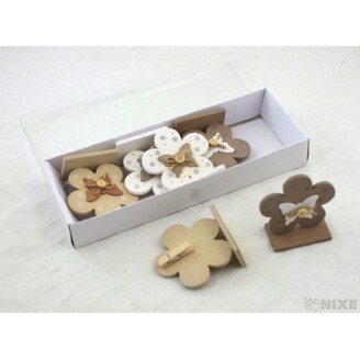 KOLÍČEK KVĚT 8x8cm 6ks*MIX BAREV