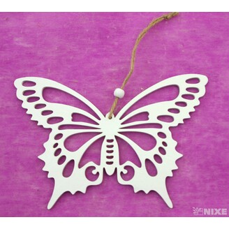 ZÁVĚS D MOTÝL 13x19cm*BÍLÁ