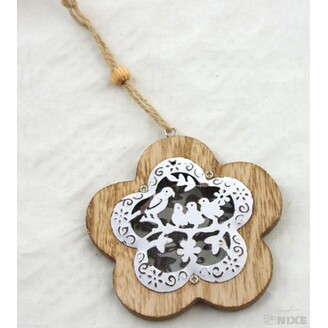 ZÁVĚS DŘEVO 9cm*MIX BAREV