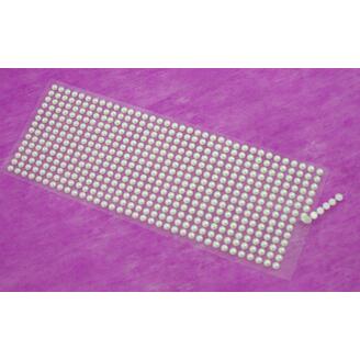 PERLIČKY NALEPOVACÍ 6mm 504ks*KRÉMOVÁ