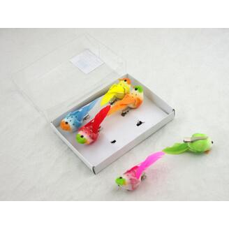 PTÁČEK  KLIPS 7cm 6ks*MIX BAREV