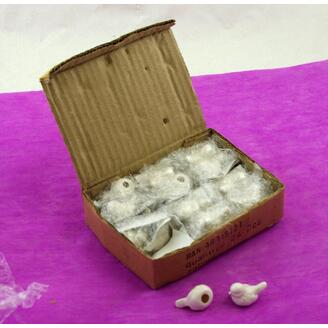 PTÁČEK KERAMIKA 3,5x2,5cm*BÍLÁ