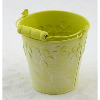 PLECHOVÝ KBELÍK 11x11cm*MIX BAREV