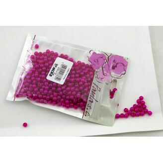 KORÁLKY 6mm 50g*RŮŽOVÁ TM.