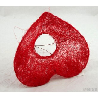 PODLOŽKA SRDCE 24cm*ČERVENÉ