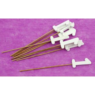 ZÁPICH ČÍSLO 1 12ks 5x19cm*BÍLÁ