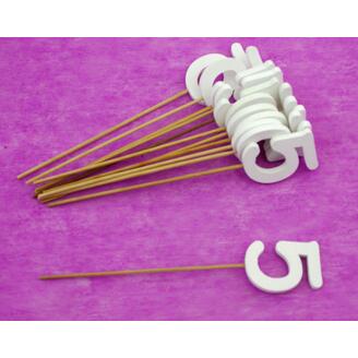 ZÁPICH ČÍSLO 5 12ks 5x19cm*BÍLÁ