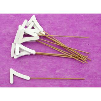 ZÁPICH ČÍSLO 7 12ks 5x19cm*BÍLÁ