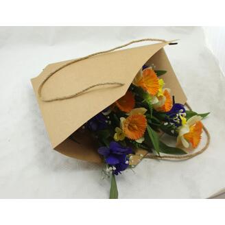 TAŠKA NA KVĚTY 37cm*PŘÍRODNÍ