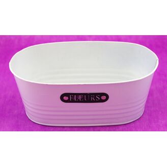 PLECHOVÁ MISKA OVÁL 10x25x14,5cm*