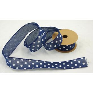 STUHA PUNTÍK J 38mmx7yd*MODRÁ TM.