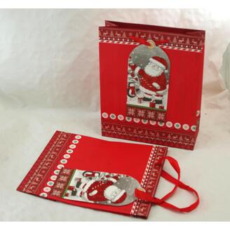 TAŠKA P VÁNOCE 26x32x10cm*ČERVENÁ