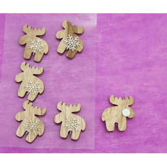 SOB D NALEPOVACÍ 3,5cm 6ks*PŘÍRODNÍ