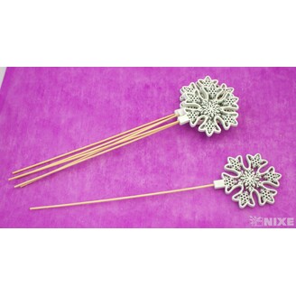 ZÁPICH VLOČKA 9x33cm 6ks*BÍLÁ