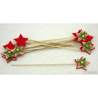 ZÁPICH FILC HVĚZDA 12ks 7x35cm*