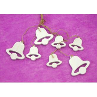 ZVONEČEK D 8ks 7x6,5cm 5x5*BÍLÁ