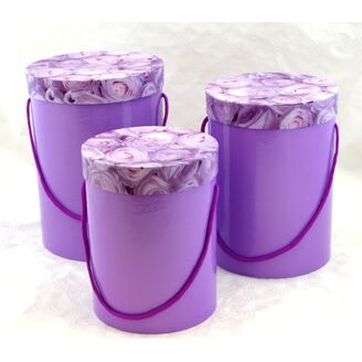 KVĚTINOVÝ BOX pr. 17x23cm 15x21 14x18*FIALOVÁ