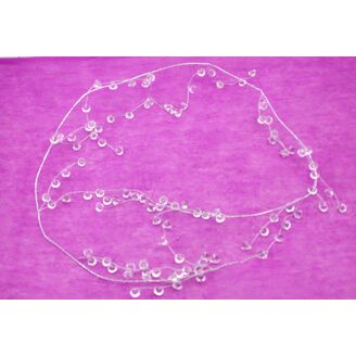 KORÁLKY NA DRÁTKU 125cm*