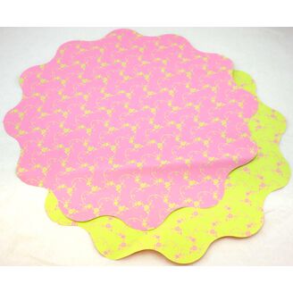 RONDO 50cm S H05P1*RŮŽOVÁ+ZELENÁ V+