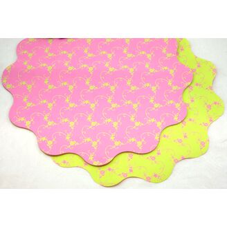 RONDO 40cm S H05P1*RŮŽOVÁ+ZELENÁ V+